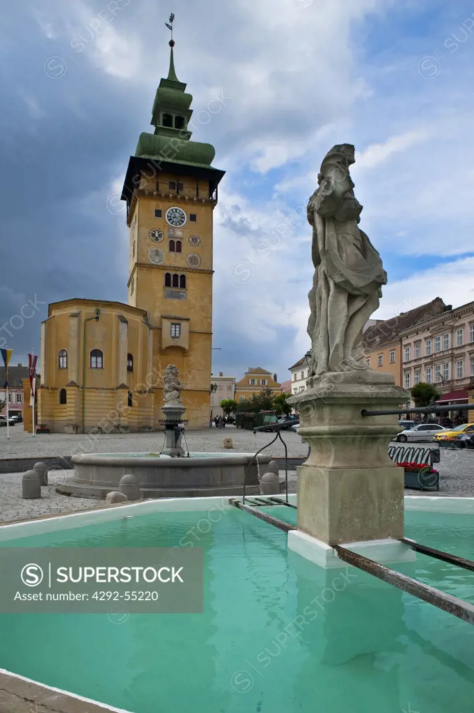 Austria, Weinviertel, Retz, town square