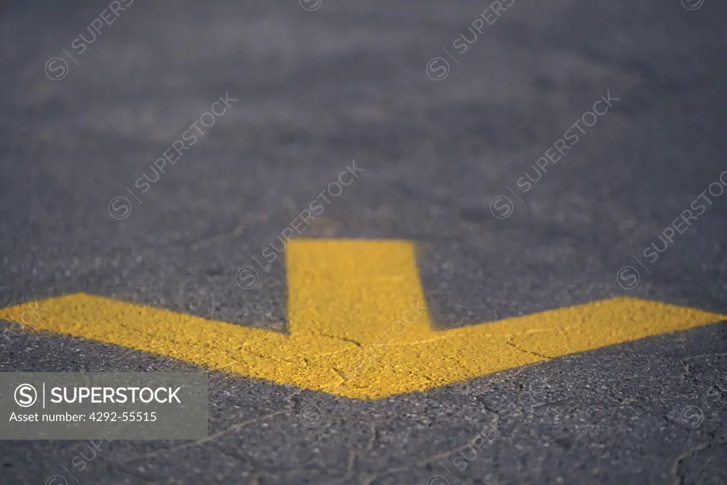 Traffic directional arrow