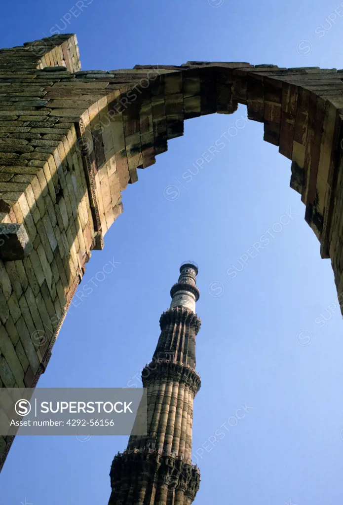 India, New Delhi, Qutub Minar