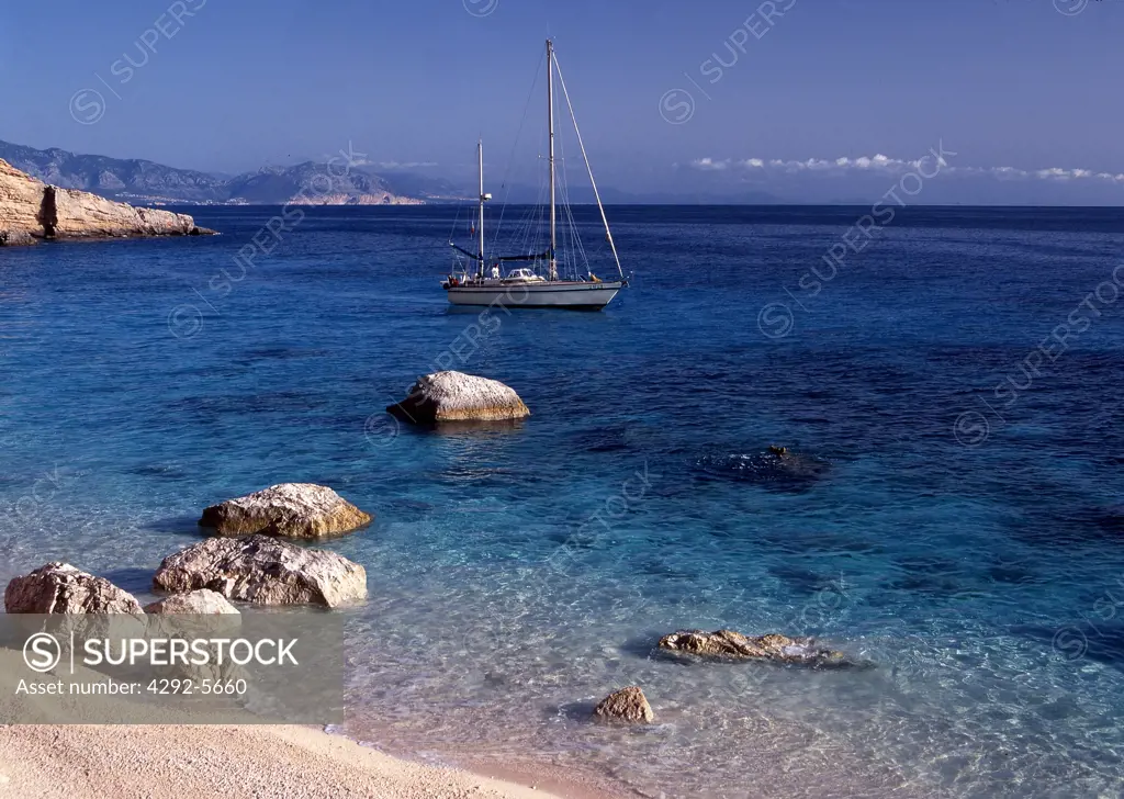 Cala Mariuolo , Bay of Orosei, Sardinia, Italy, Europe