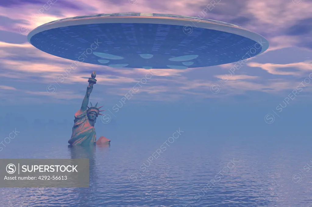 Flooded New York with Ufo
