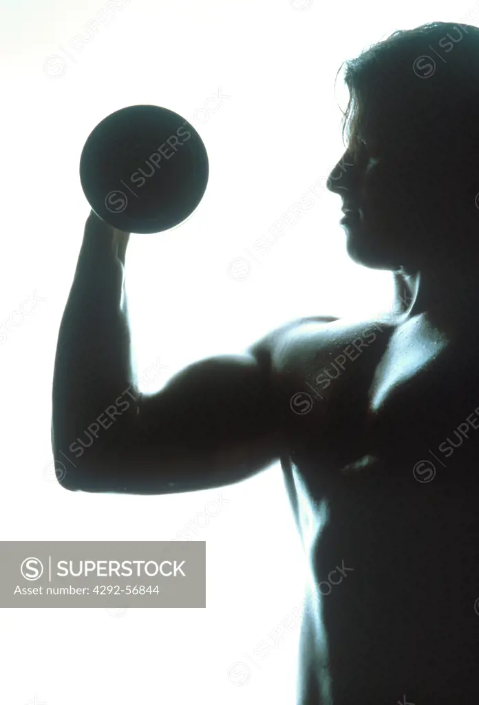Man lifting weight