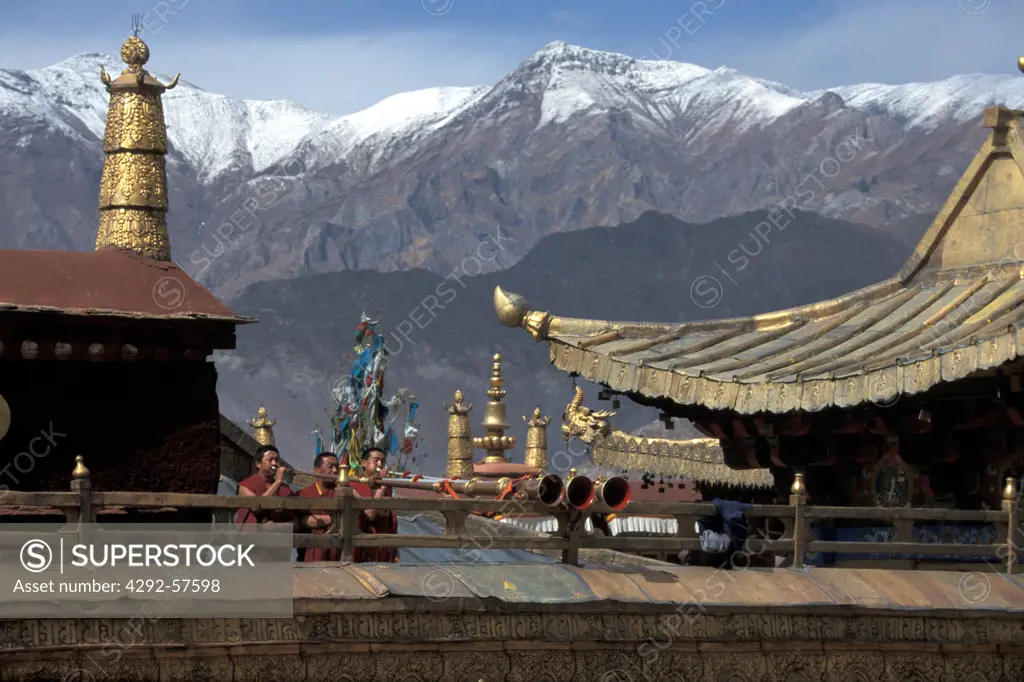 Tibet, Lhasa. Jokhang Temple