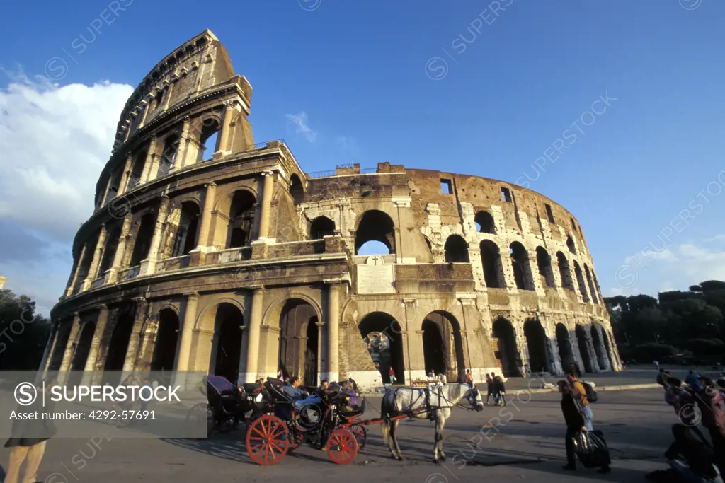 Italy, Lazio, Rome, The Colosseum
