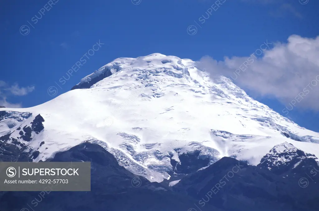 Ecuador, top of the Cayembe Volcano (5.780 mt.)