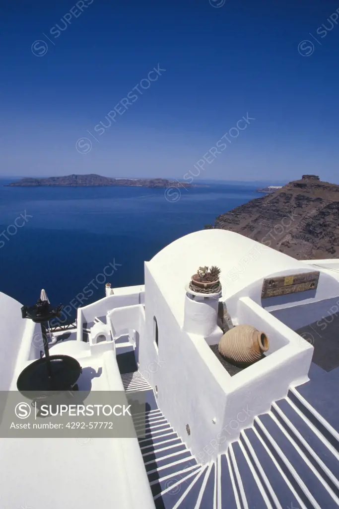 Greece, Cyclades Island, Santorini, Thira, Firostefani