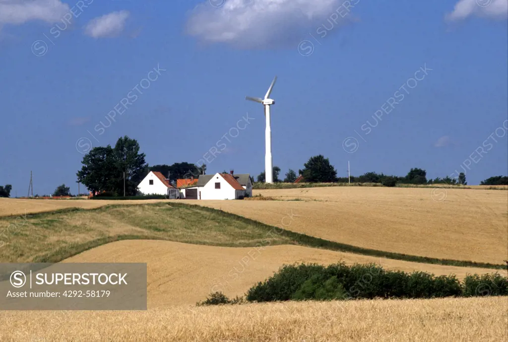 Denmark, Sjalland, farm