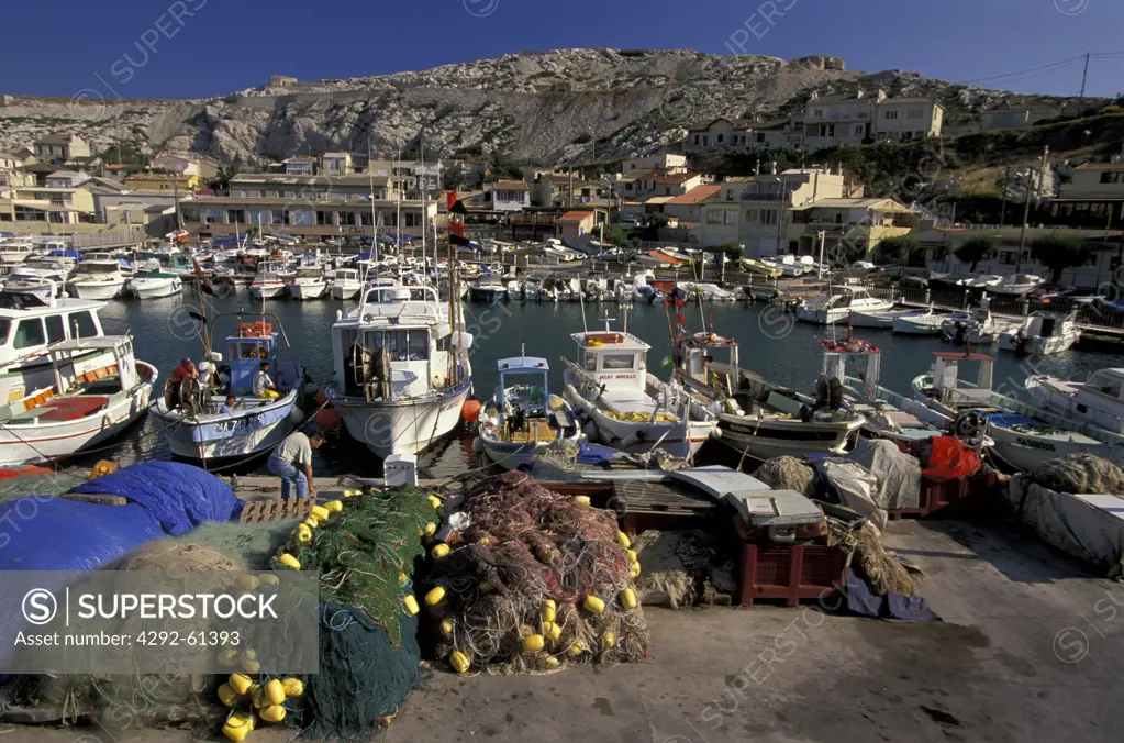 Marseille, the little port of Les Goudes