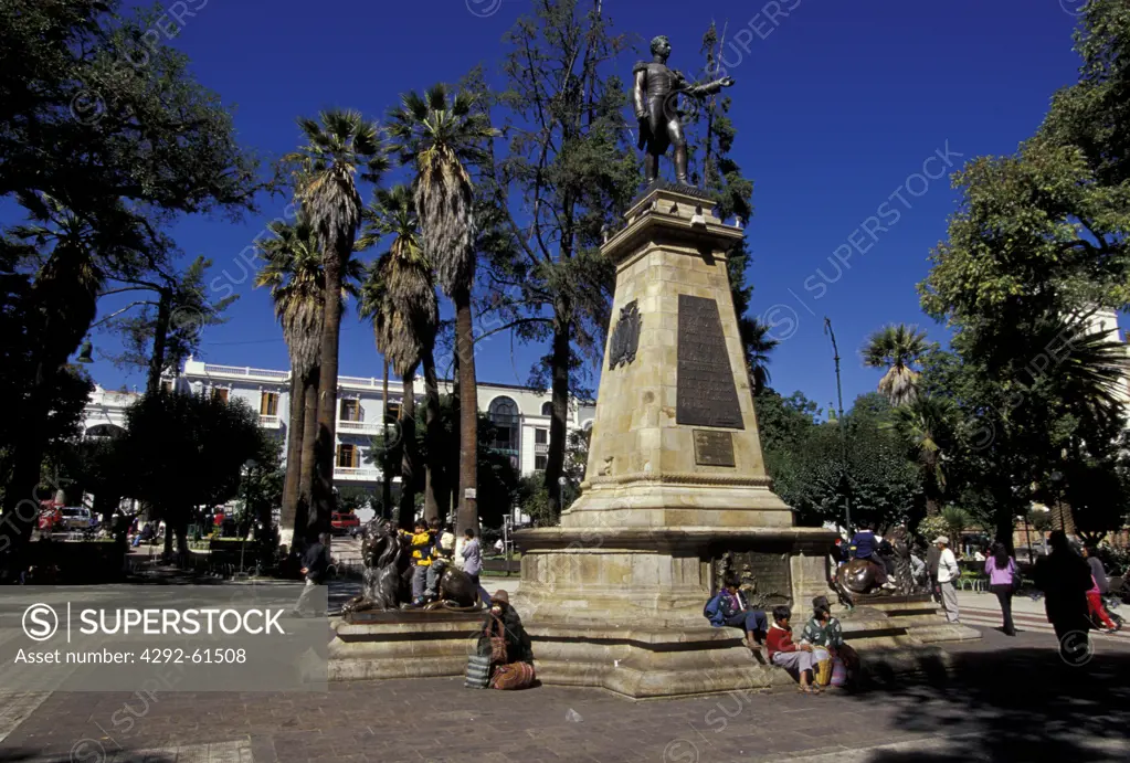 Bolivia, Sucre, Mavo square