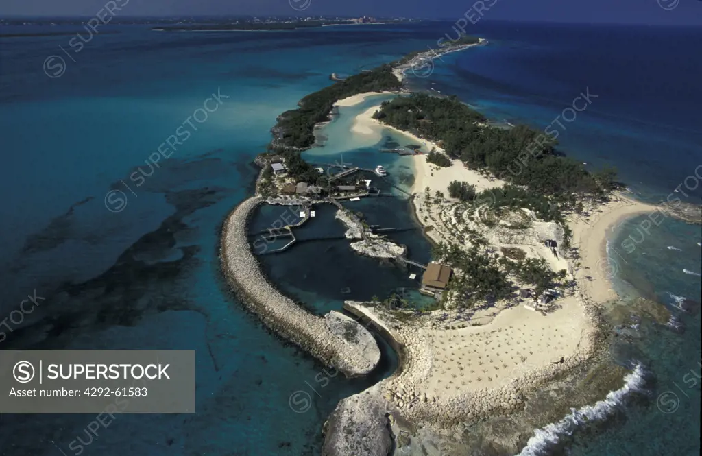 Bahamas, aerial view of Nassau