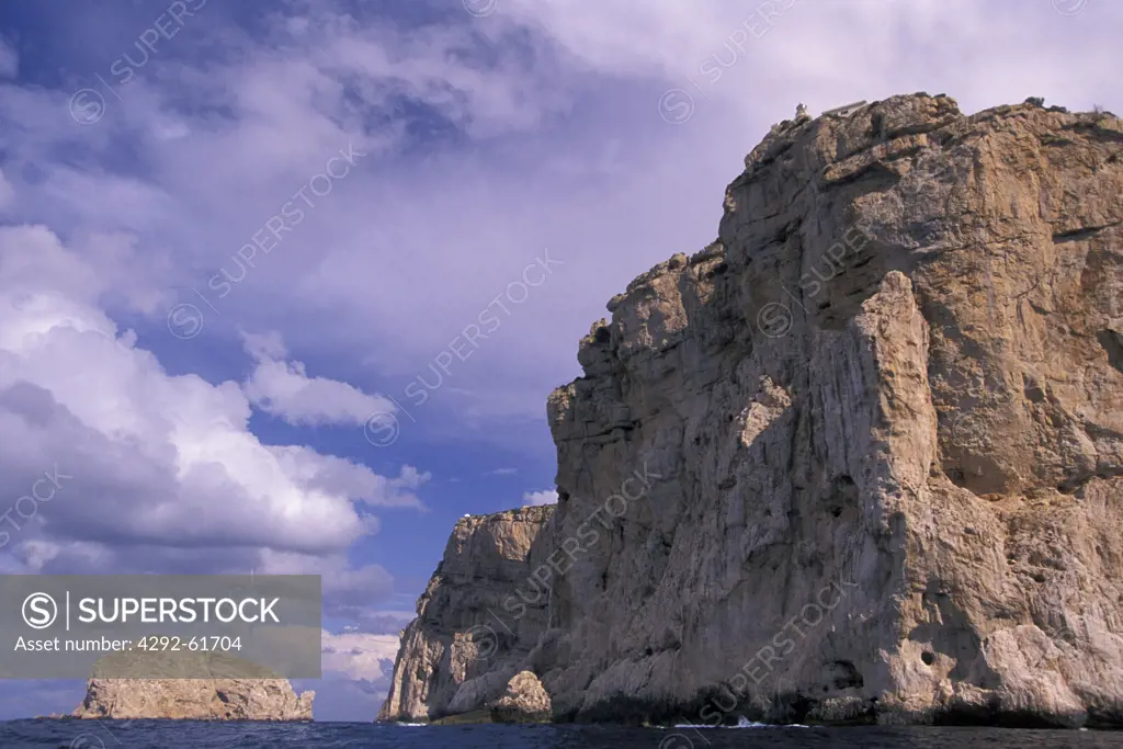 Italy, Sardinia, Capo Caccia and Foradada island