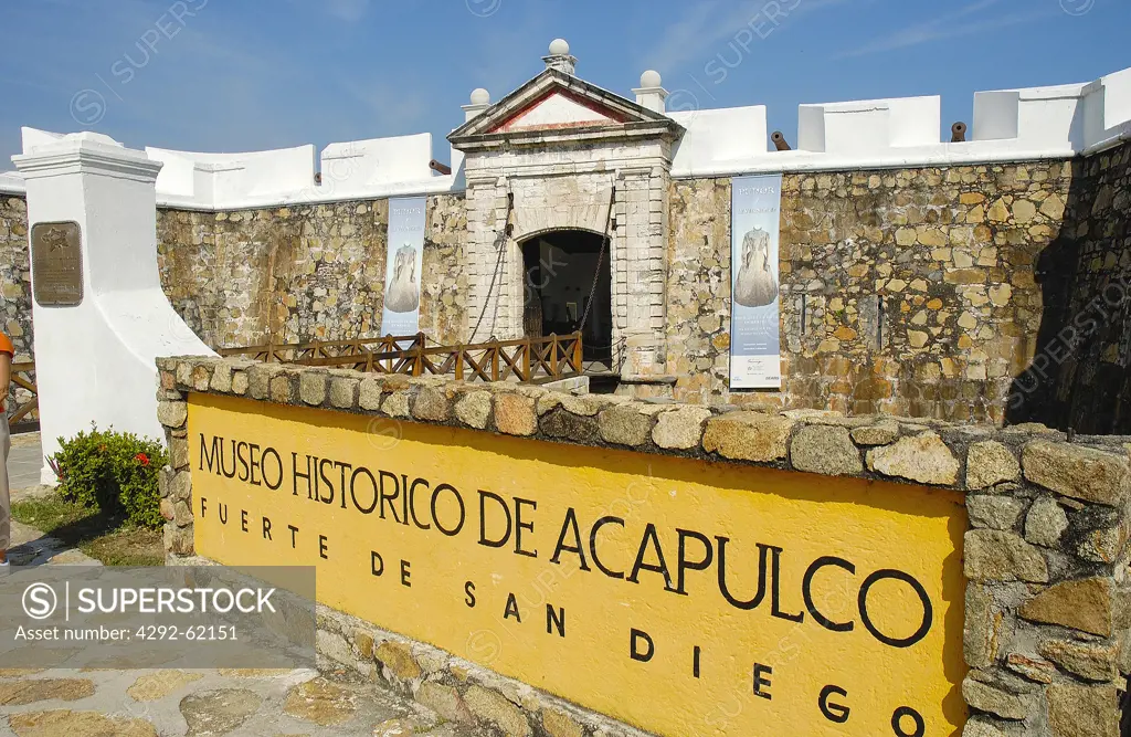 Mexico, Acapulco,history museum in Fort of San Diego
