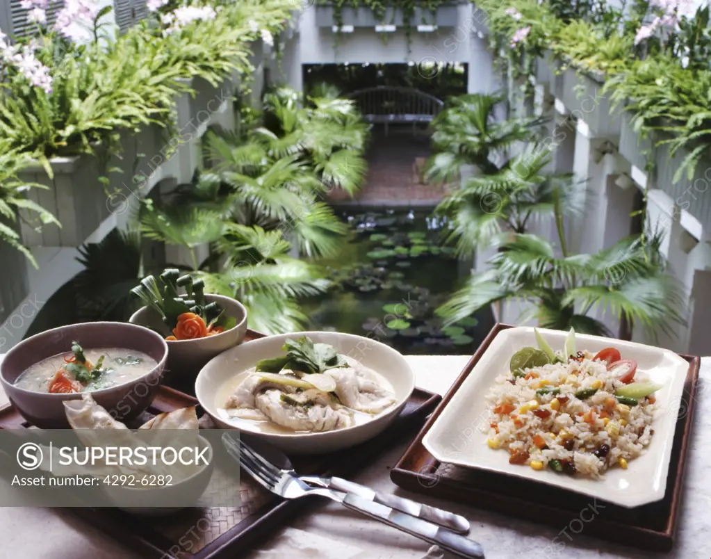 Spa Cuisine at the Oriental Spa, Mandarin Oriental Hotel, Bangkok, Thailand