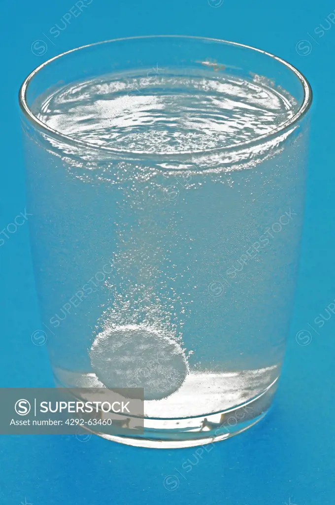 Effervescent tablets in water