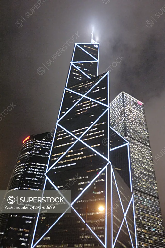 China, Hong Kong, Central district, The Bank of China Tower