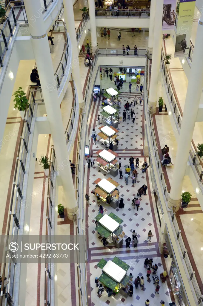 Malaysia, Kuala Lumpur, interior of the shopping center Suria KLCC