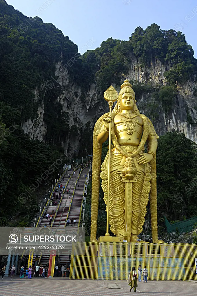 Asia, Malaysia, Kuala Lumpur, Batu Caves entrance