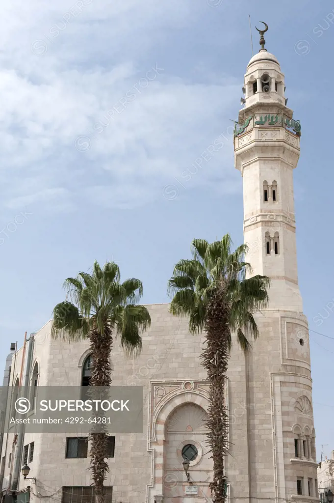 Israel, West Bank, Bethleem, Manger square, Omar mosque