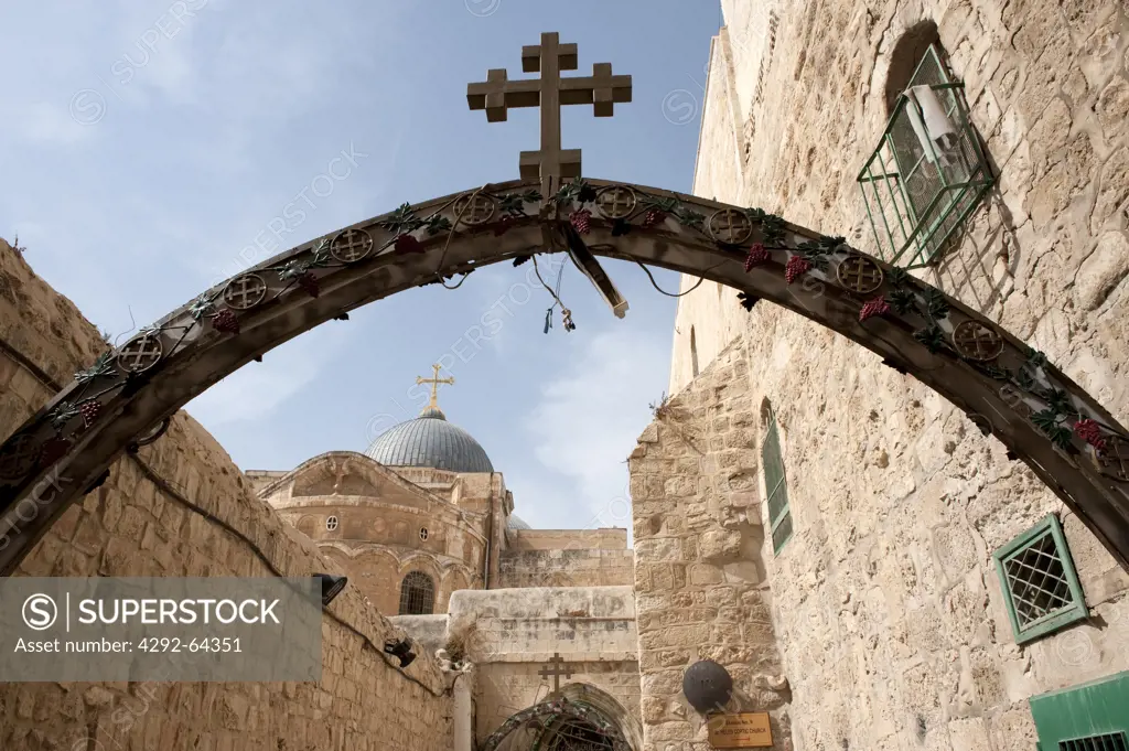 Israel, Jerusalem, the church of the Coptic Orthodox Patriarcathe