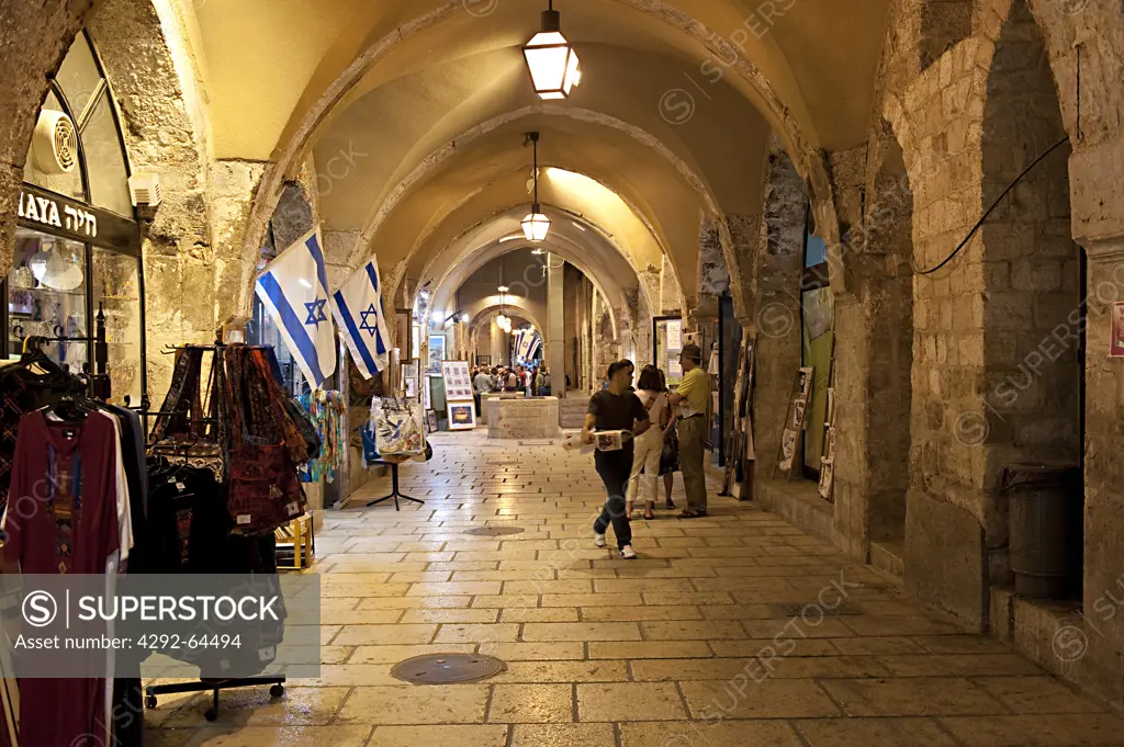 Israel, Jerusalem, the Jewish quarter, Cardo Maximus
