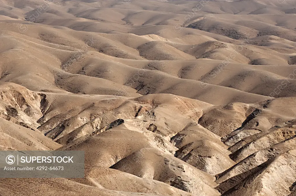 West Bank, Wadi Qelt, the desert between Jerusalem and Jericho