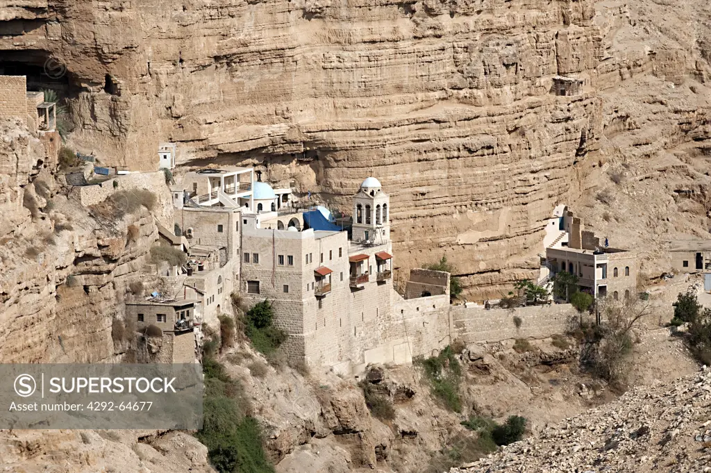 West Bank, Wadi Qelt, Saint George monastery