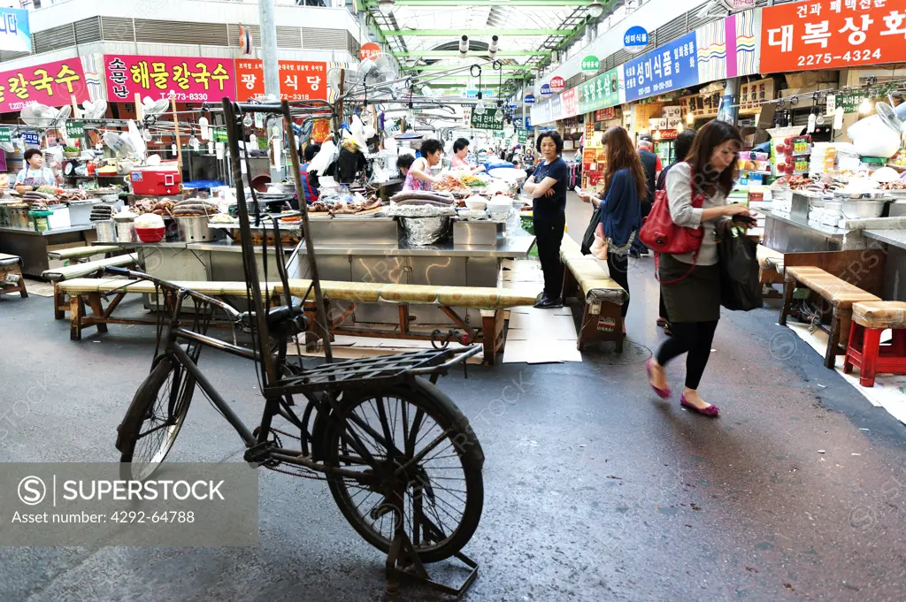 South Korea, Seul, Gwangjang market