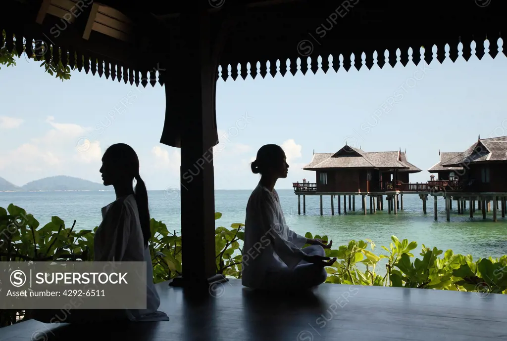 Meditation at the Spa Village, Pangkor Laut Resort,Pangkor Laut, Malaysia