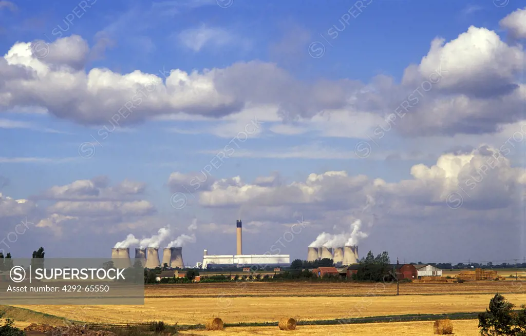 England, Yorkshire. Drax coal fired power station