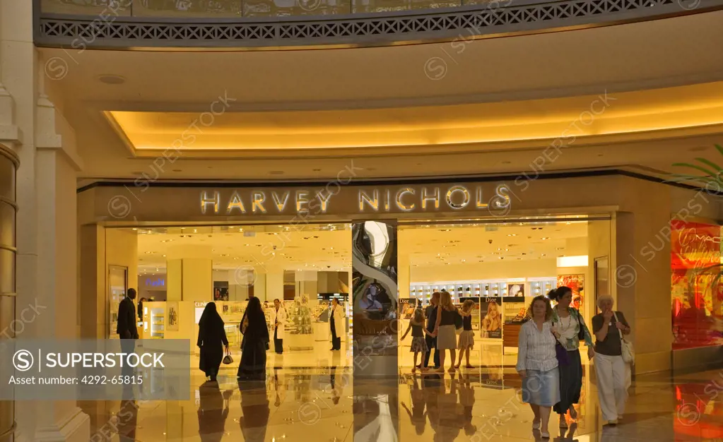 Harvey Nichols store at the Mall of the Emirates. Dubai, United Arab Emirates