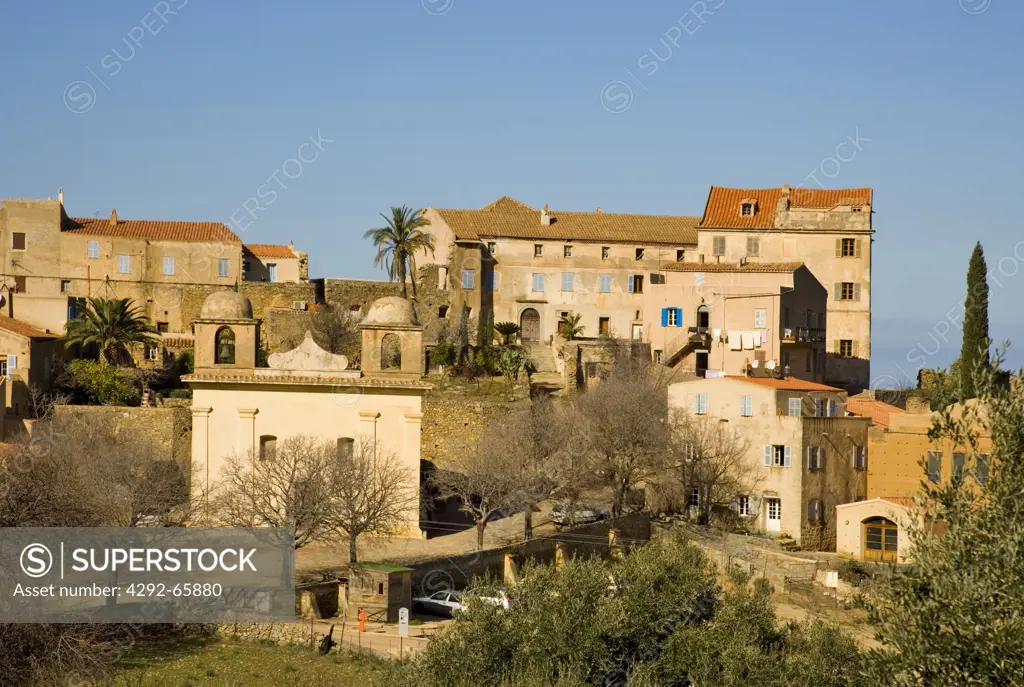 Corsica, France. Village of Pigna in the Balagne.