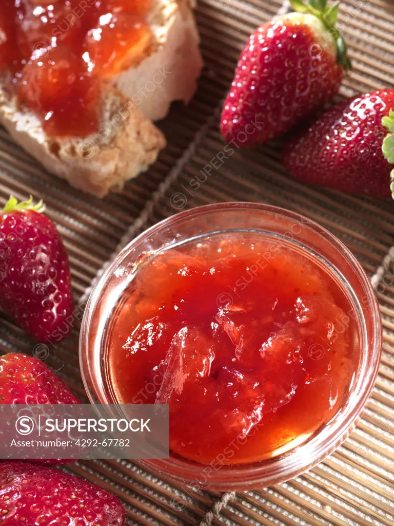 Strawberries and jam