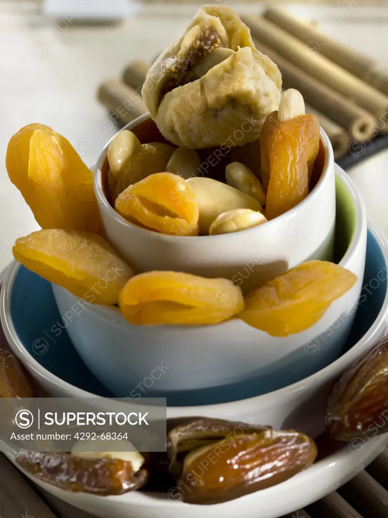 Assortment of dried fruits