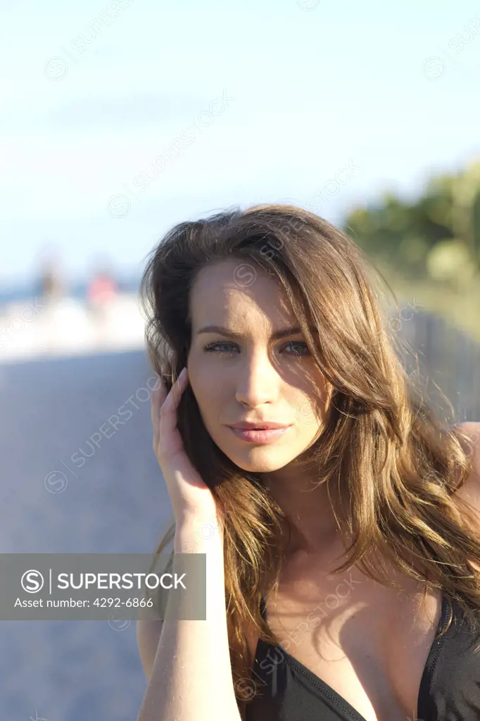 Woman on the beach