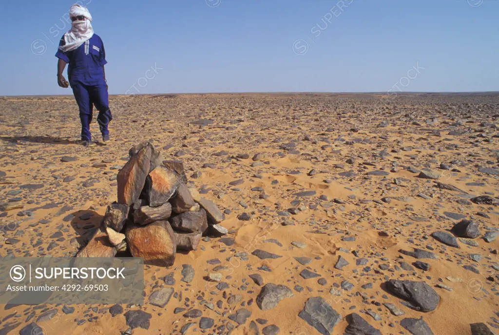 Libya, Jabal Akakus, Tuareg