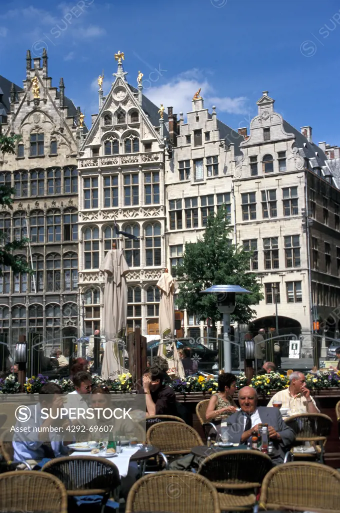Belgium, Antwerp. Grote Markt, Stadhuis