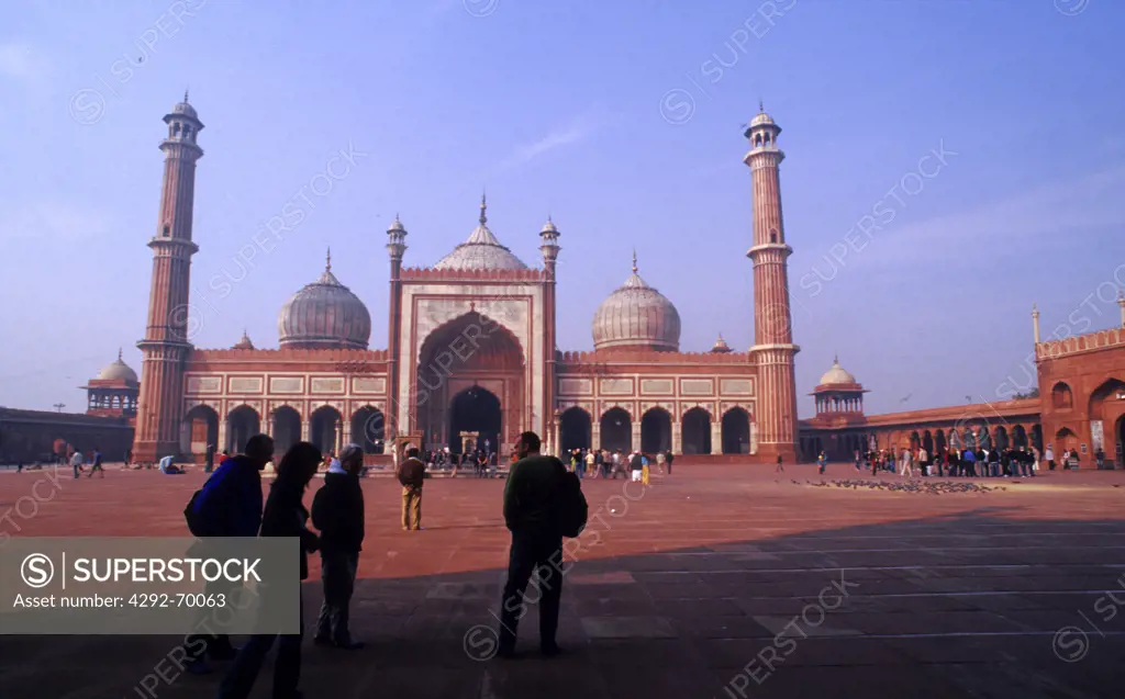 India,New Delhi, Jama Masjid Mosque, Moghul Shah Jahan