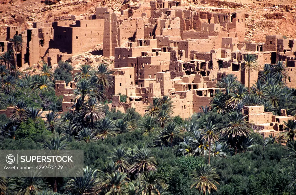 Morocco, Haut Atlas, Draa Valley, Kasbah