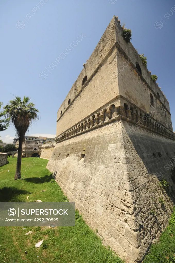 Italy, Puglia, Bari, Swabian castle, Norman-Hohenstaufen castle, Roger II of Sicily, Frederik II of Hohenstaufen
