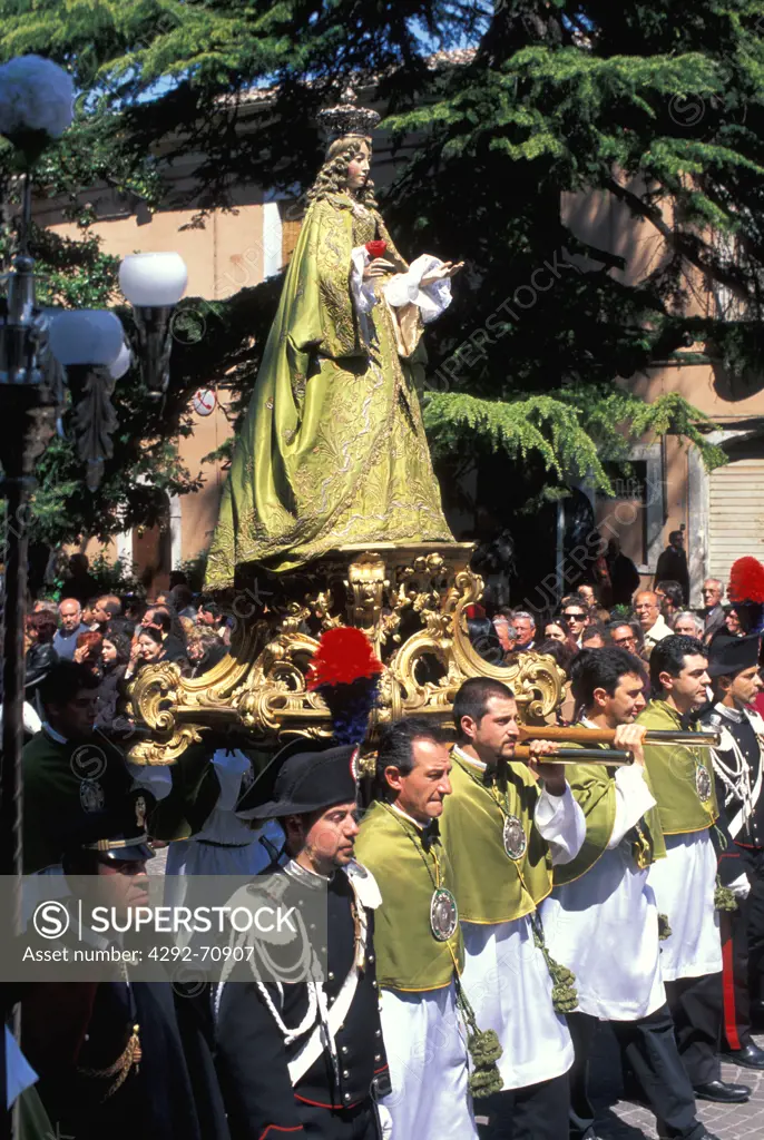 Italy, Abruzzo, Sulmona, Easter procession