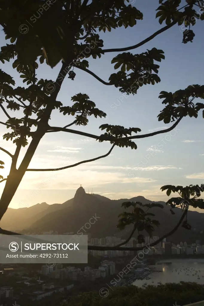 View of Downtown with CorcovadoRio de Janeiro, Brazil