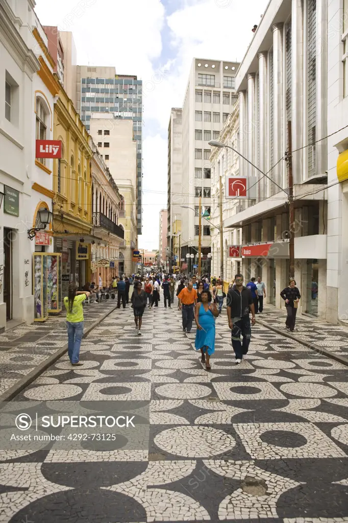 Brazil, Paraná, Curitiba,downtown