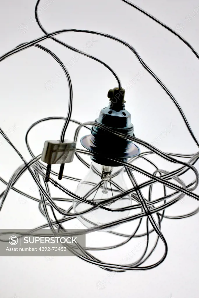 Wire plug lamp