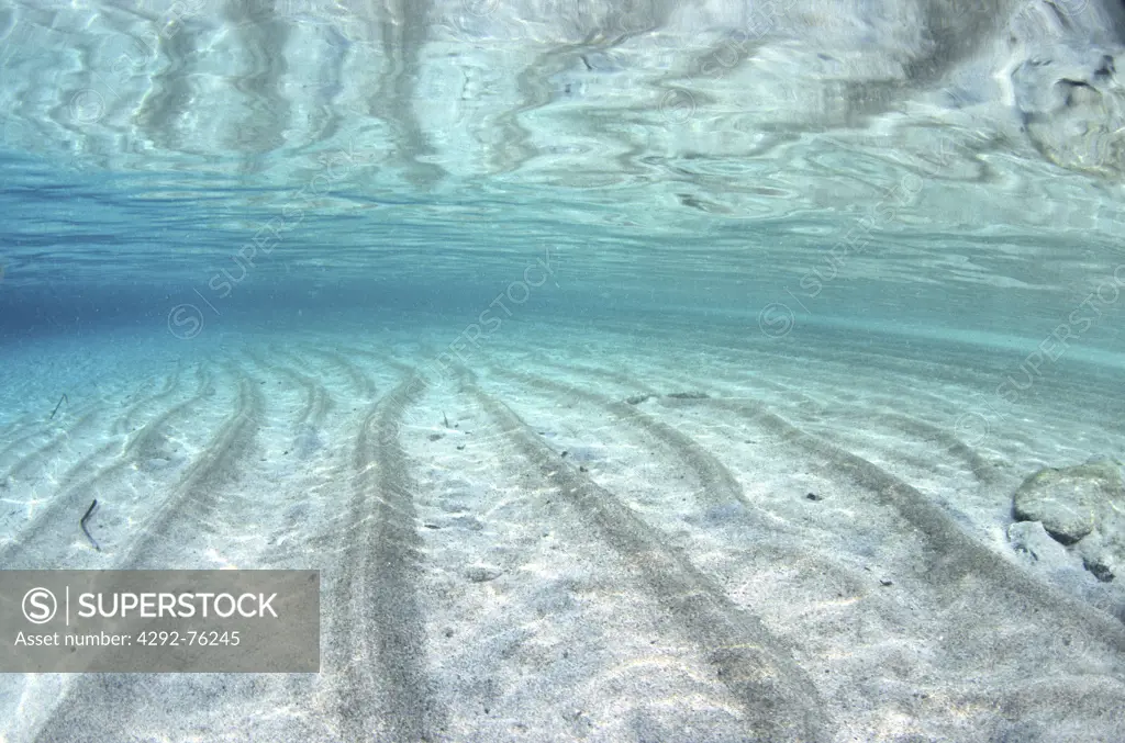 sea bottom, underwater view