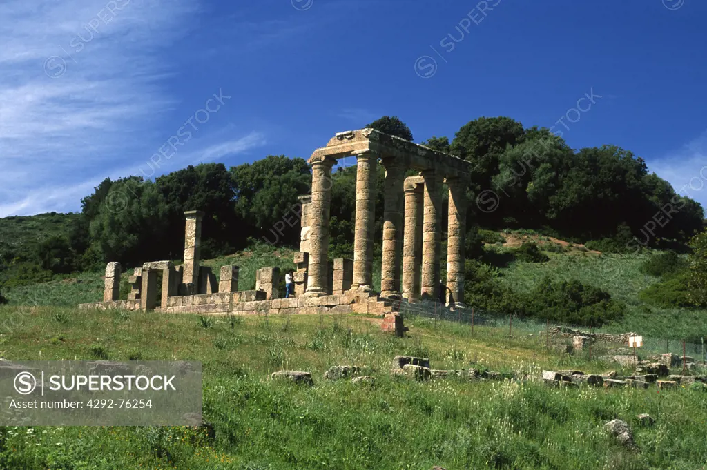 Sardinia, Iglesias, Fluminimaggiore, Roman temple of Antas