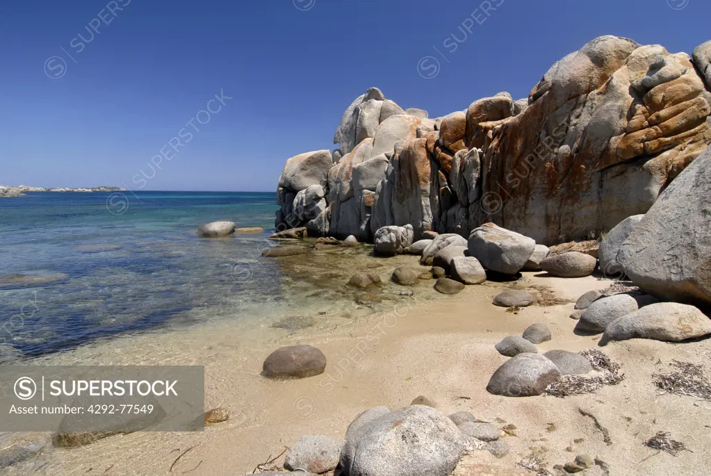 France, Corsica Island, Lavezzi island, beach