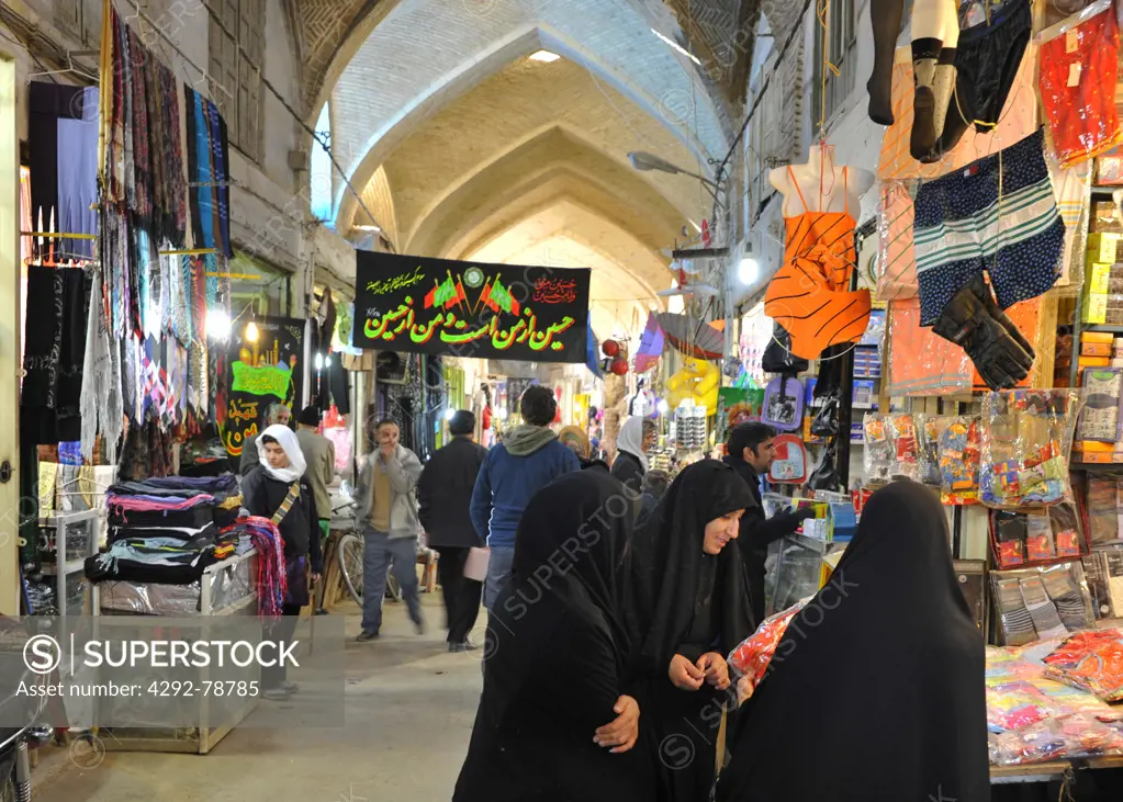 Iran, Isfahan, Gran Bazaar, Market