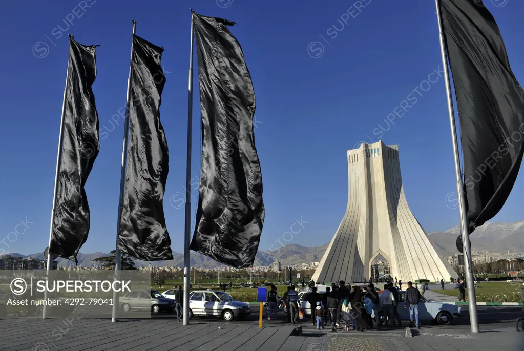 Iran, Teheran, Azadi Tower, with Museum Inside
