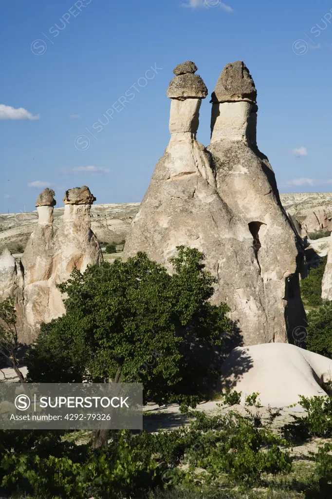 Turkey, Cappadocia, Pasabag Zelve Fairy Chimneys