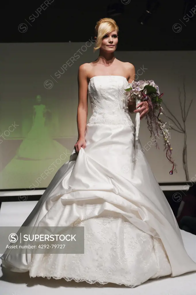 Fashion show for wedding dresses